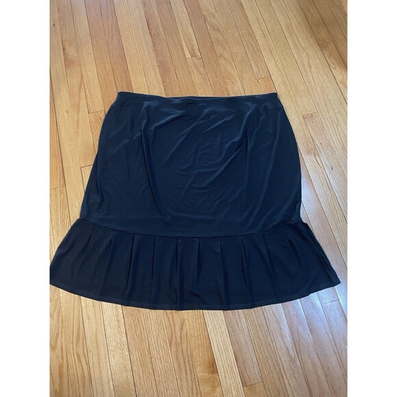 J. Jill Wearever Collection Pull On Jersey Knit Skirt Plus Size 4X Black NEW TAG - Picture 10 of 10